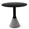 Magis - Table One Bistrottisch rund - schwarz/schwarz/Größe 2/Ø79cm