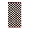 Nanimarquina - Mélange Pattern 4 Kilim Wool Carpet - black/white/red/80x140cm