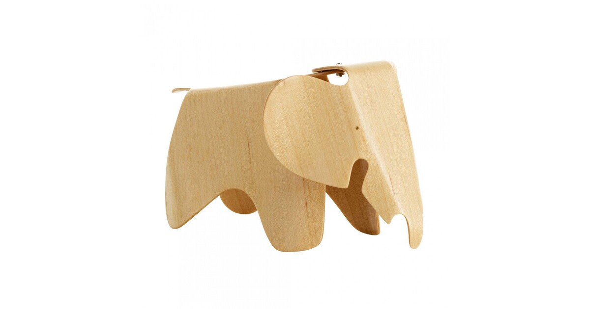 botsing saai Archeologie Vitra Eames Miniature houten olifant | AmbienteDirect