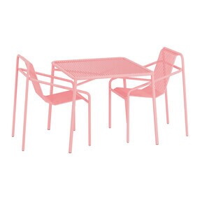 OUT Objekte unserer Tage - Ivy tuinset tafel 90cm + 2 stoelen met armleuningen