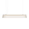 Secto Design - Owalo 7000 - Suspension LED - blanc/laminé/2800K/1000lm/câble transparent