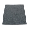 pappelina - Svea Plastic Rug 70x90 cm - granit/black metallic