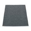 pappelina - Svea plastics 70x90cm - Tapis pour l'Extérieur - gris granit/noir metallic