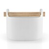 Eva Solo - Eva Solo Toolbox - Multifunctionele organizer laag - wit/mat/1 houten handvat/19.2x12x15cm lxbxh