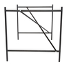 Richard Lampert - Eiermann 1 Tischgestell exzentrisch - schwarz//inkl. Höhenversteller 3,5cm/exzentrisch/110 x 66 x 66cm