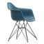 Vitra - Eames Plastic Armchair DAR onderstel zwart
