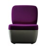 Magis - Nimrod Chair - white/violet/polyethylen/Cover fabrics
