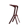 Plank - Miura Barhocker - weinrot/H 81cm