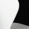 Fritz Hansen - Series 7 - Barkruk 76cm - wit/onderstel chroom/gelakt/zijdenmat