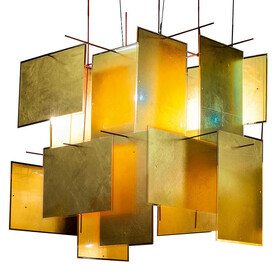 Ingo Maurer - 1000 Karat Blau Suspension Lamp