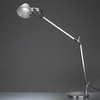 Artemide - Tolomeo Tavolo LED Tischleuchte - aluminium/matt/mit Tischfuß/BxH 78x64.5cm/3000K/410lm