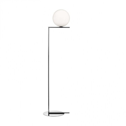 Flos - IC F1 Stehleuchte - chrom/glänzend/H 135cm/Ø 20 cm