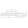 ClassiCon - Day Bed Eileen Gray - Banquette-Lit - dessin au trait