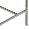 Richard Lampert - Eiermann 2 Table Frame size 2 - silver raw/Set Height Adjustment 3,5cm/center/135 x 66 x 78cm