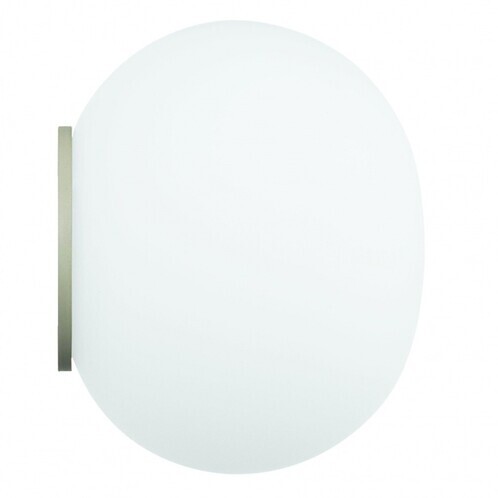 Flos - Mini Glo Ball C/W Wand-/Deckenleuchte - weiß/ Ø11cm/matt