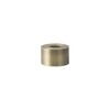 ferm LIVING - Disc Shade Lampenschirm - messing/plattiert/innen weiß/H 7cm/Ø 12cm