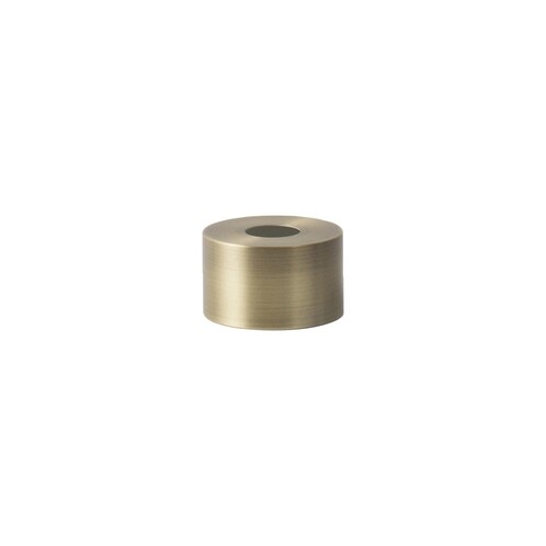 ferm LIVING - Disc Shade - brass/plated/inside white/H 7cm/Ø 12cm