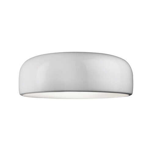 Flos - Smithfield C LED Deckenleuchte - weiß/glänzend/H:21.5 x Ø 60cm/2700K/2720lm