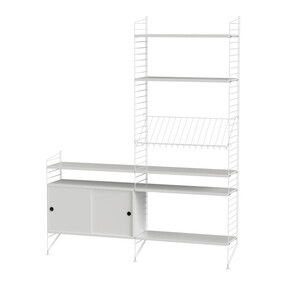 String - Étagère avec armoire 160x200cm