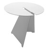 B-Line - Abra Side Table - white/lacquered/Ø40cm