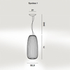Foscarini - Spokes 1 LED Suspension Lamp - line drawing