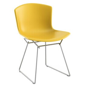 Knoll International - Bertoia Plastic Stuhl Gestell verchromt