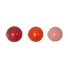 Vitra - Coat Dots - Lot de 3 porte-manteaux - rouge/Ø5cm/profondeur 5-7,2cm/y compris le matériel de fixation