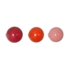 Vitra - Vitra Coat Dots Sets Of 3 - red/Ø5cm/depth 50-7.2cm/incl. assembly material