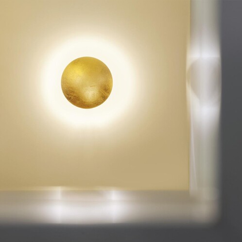 Catellani & Smith - Lederam W1 LED Wandleuchte Ø17cm