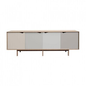 Andersen Furniture - Armoire basse S1 avec portes colorées