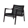 ClassiCon - Euvira Lounge Sessel - Eiche braun gebeizt/schwarze Kordel