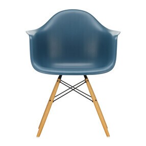 Vitra - Chaise avec accoudoirs Eames DAW RE érable doré