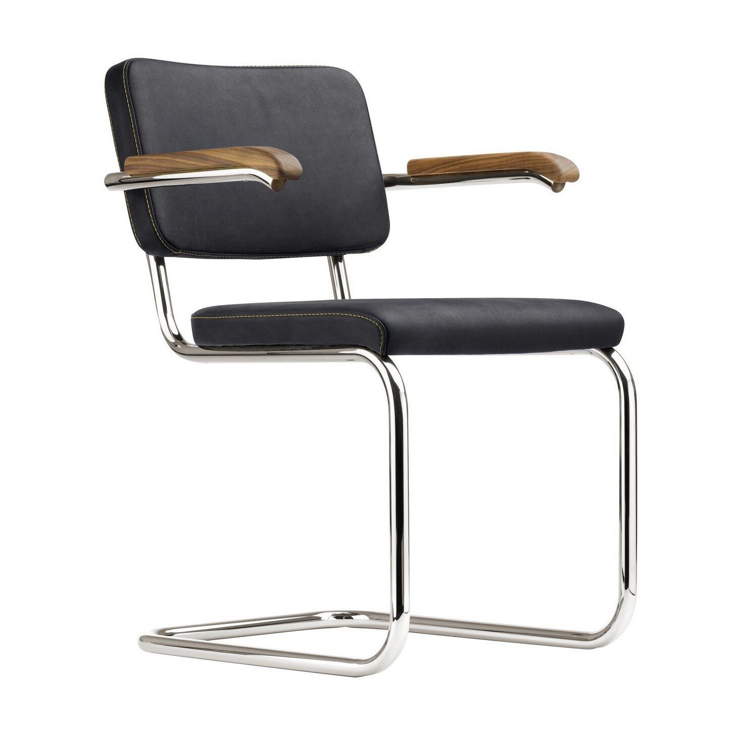 Thonet S 64 Pv Pure Materials Cantilever Armchair Walnut Ambientedirect