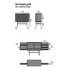 More - Harri - Meuble bar avec éclairageLED - dessin au trait