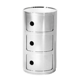 Kartell - Componibili 3 Metallic - Conteneur