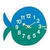 Vitra - Fernando the Fish Nelson - Horloge murale - bleu/vert