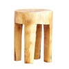 Jan Kurtz - Java - Tabouret ronde - bois de teck/chaque pièce est unique