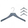 Schönbuch - 0112 Coat Hanger set - steel blue/hook chrome/4 pieces