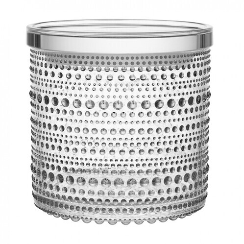 iittala - Kastehelmi Jar 11.4 cm - transparent/H: 11,6cm x Ø 11,4cm