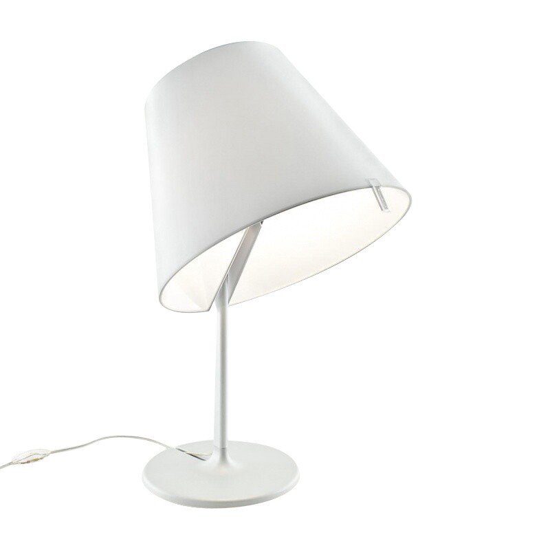 Artemide Melampo Tavolo Table Lamp, Matching Lamp Shade And Tables