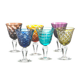 POLSPOTTEN - Cuttings Wine Glass Set of 6