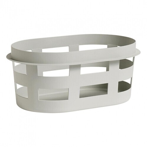 HAY - HAY Laundry Basket S - light grey/57.5x37.5x24.5cm