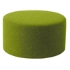 Softline - Drum Stool / Side Table L - light green/fabrics felt 855/H 30cm / Ø 60 cm