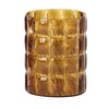 Kartell - Matelassé - Vase - ambre jaune/transparent