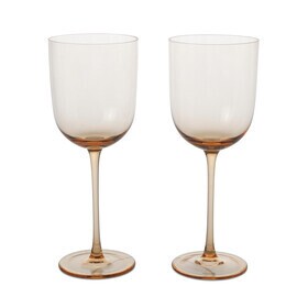 Ferm Living - Host rode wijnglas set van 2