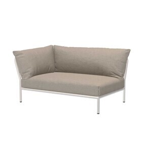 HOUE - Level 2 tuin sofa links onderstel gedempt wit