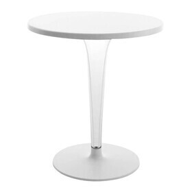 Kartell - Top Top For Dr. Yes Gartentisch Ø70cm Gestell rund