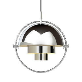 Gubi - Multi-Lite Pendelleuchte Ø36cm Gestell Chrom