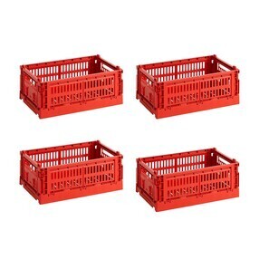 HAY - Colour Crate Korb recycelt S 4er Set