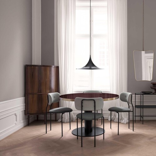 Gubi - 2.0 Dining Table - Tafel zwart frame Ø110cm